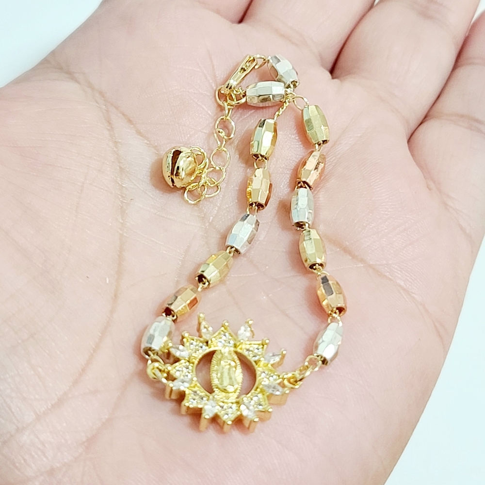 18k Gold Plated Virgen bracelet for Women